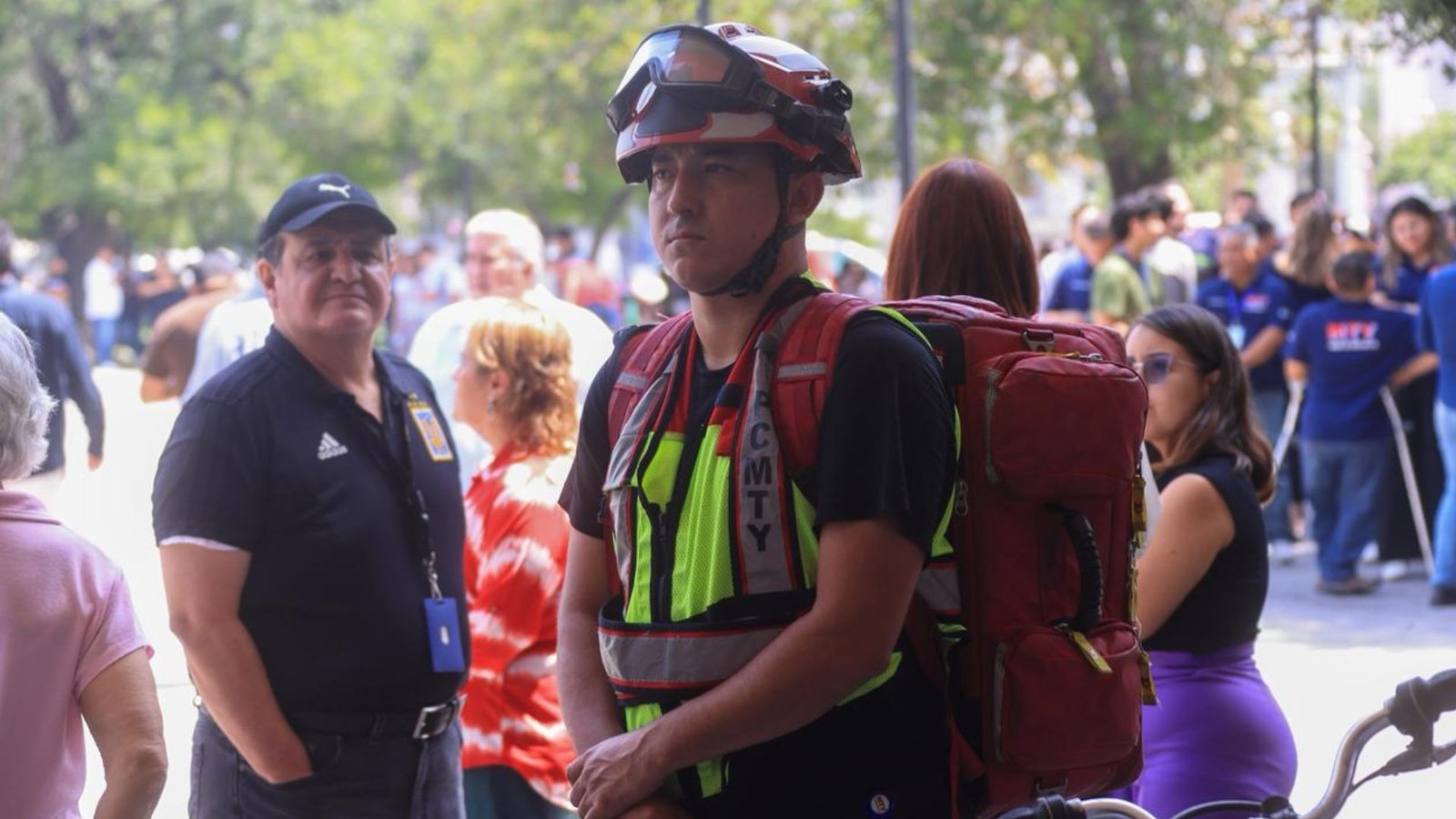 Monterrey participa en simulacro nacional de desalojo