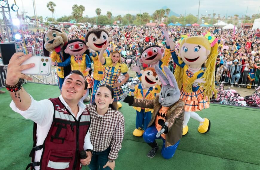 Más de 11 mil asisten al Festival de la Chiquillada en García