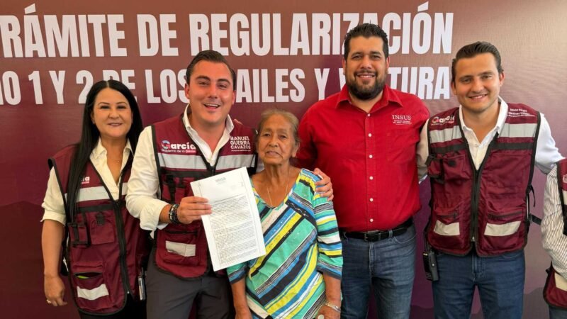 Regularizan más de 100 propiedades en García