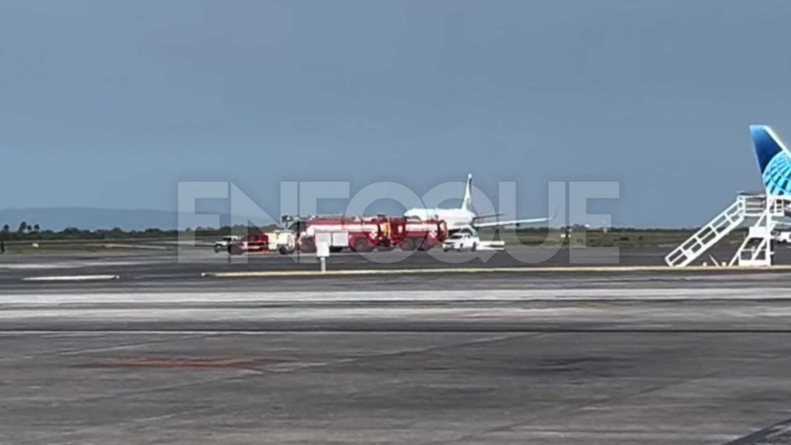 Aterriza de emergencia avión de United Airlines en Monterrey