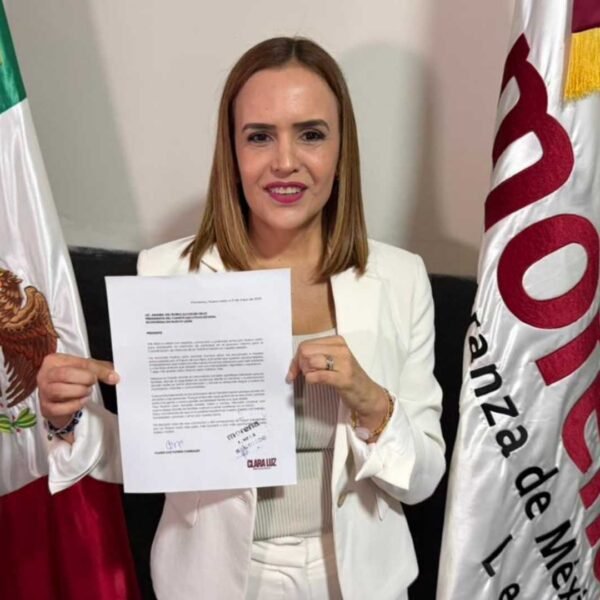 “Esta es la buena”: Clara Luz pide licencia para contender por coordinación de Morena