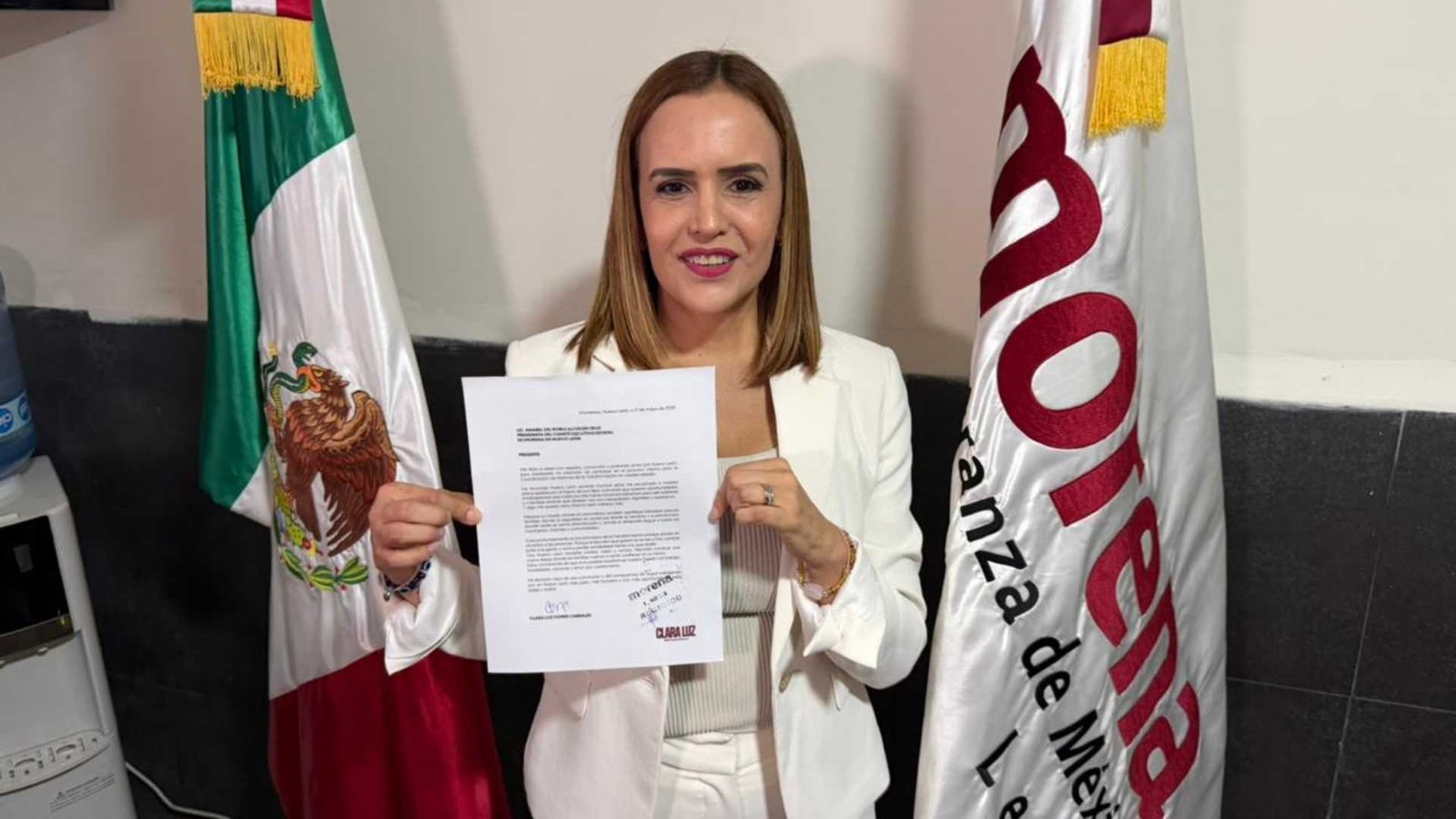 “Esta es la buena”: Clara Luz pide licencia para contender por coordinación de Morena
