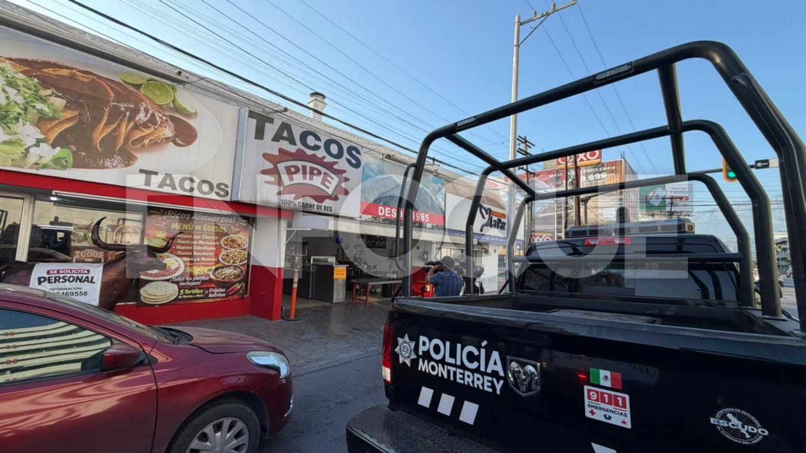 Empleado golpea a compañero en “Tacos Pipe” en el centro de Monterrey