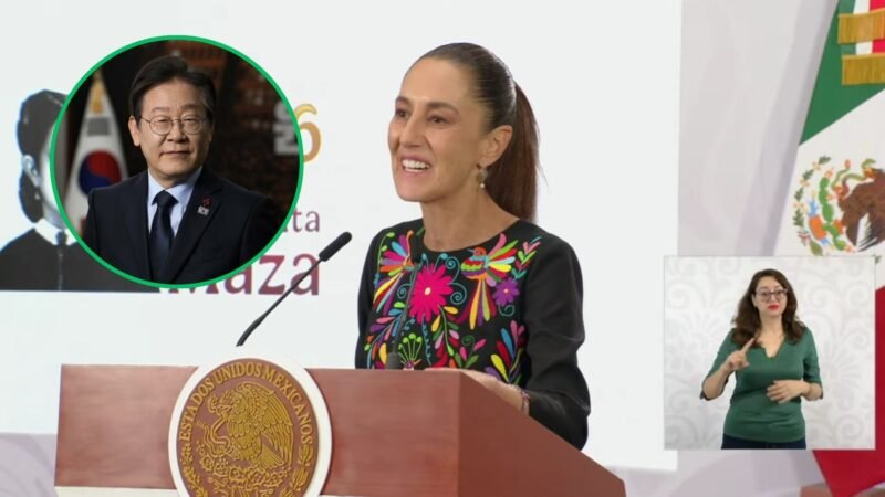 Sheinbaum destaca a BTS tras llamada con presidente de Corea