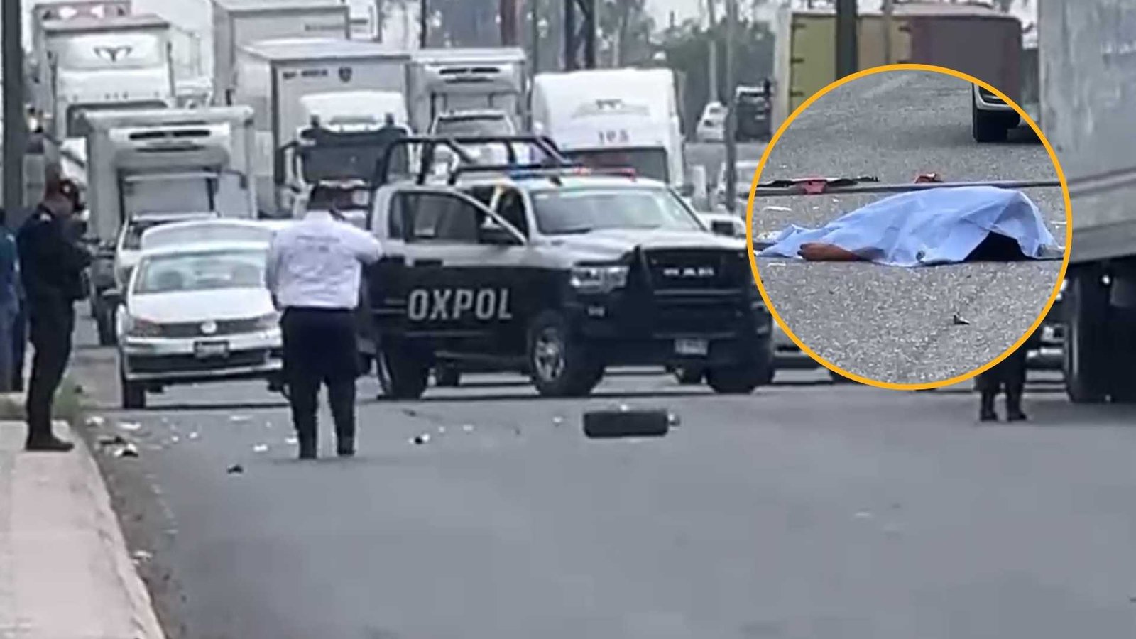 Muere hombre atropellado mientras cambiaba una llanta en Escobedo