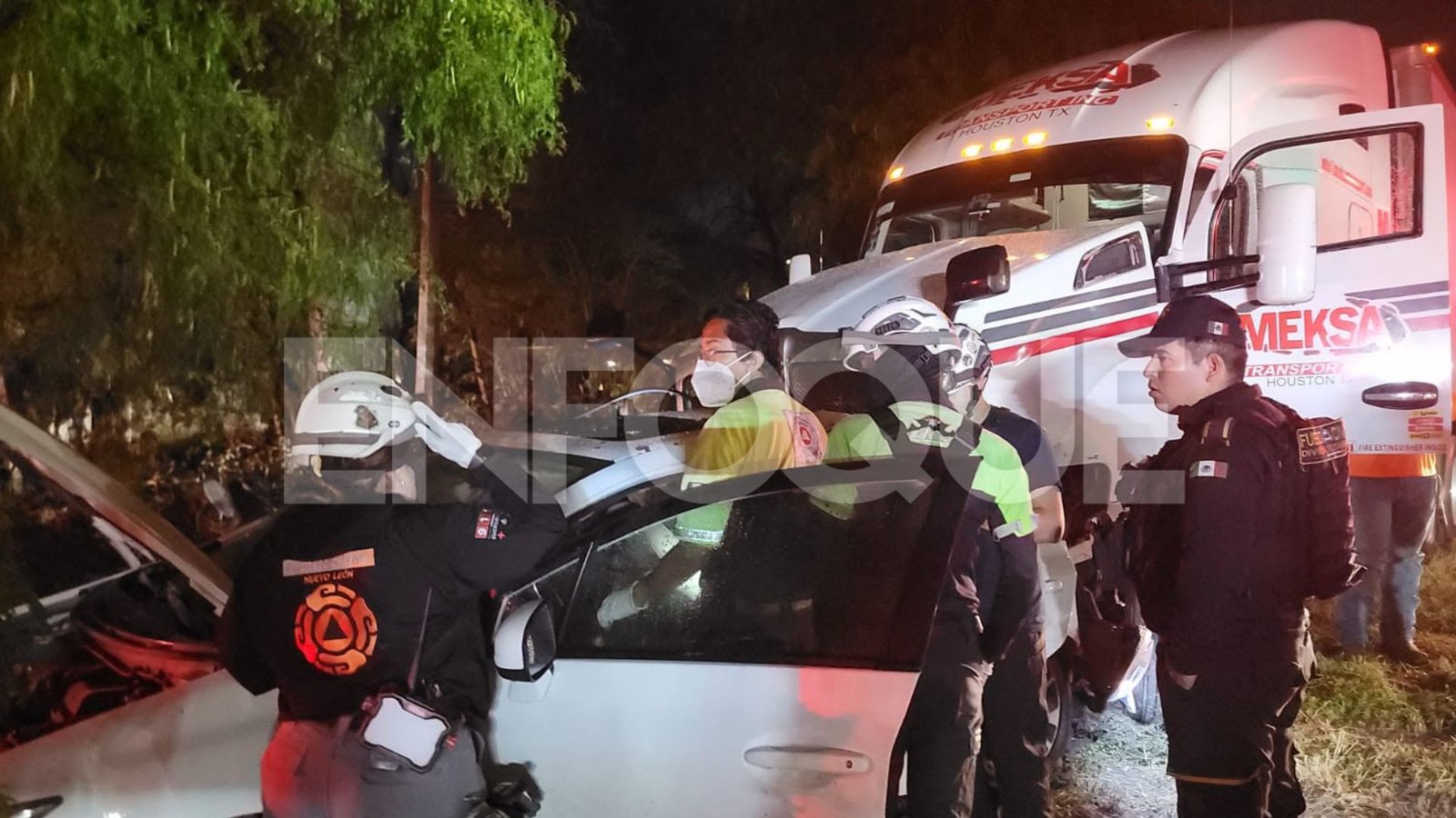 Muere menor tras choque en Escobedo