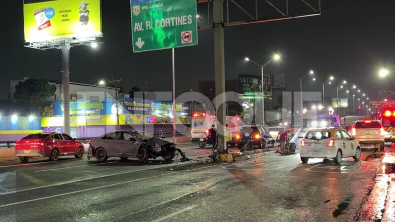 Choque deja un lesionado en Gonzalitos