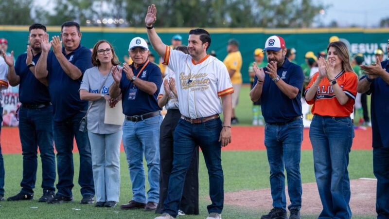 Inaugura Salinas Victoria Torneo Nacional de Béisbol “Ángel Macías”