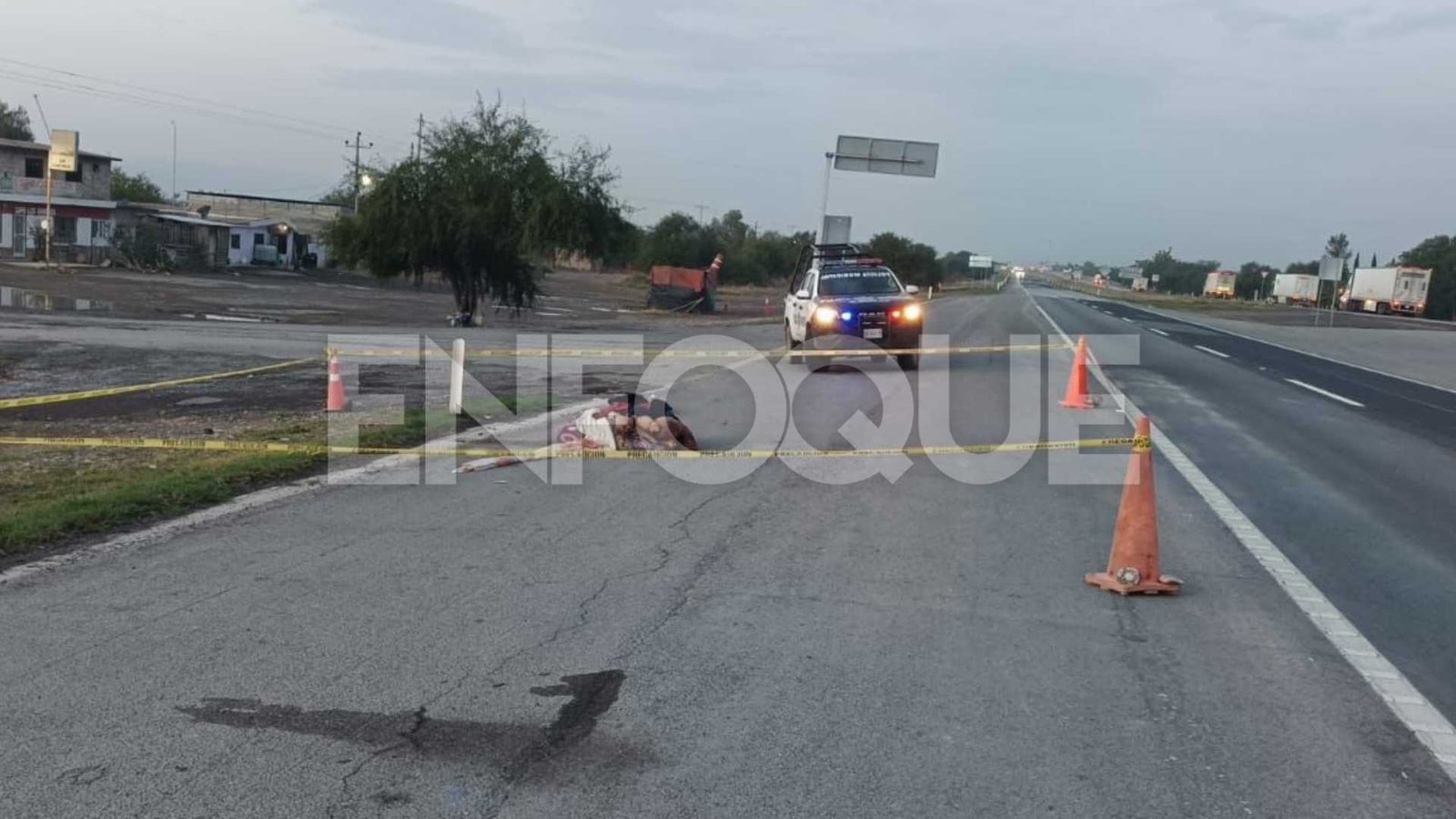 Encuentran restos humanos junto a la Carretera a Matehuala en Doctor Arroyo