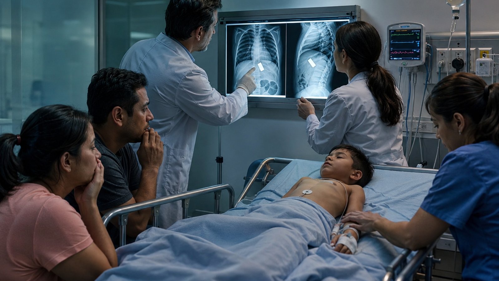 Niño ingiere batería en Monterrey y moviliza a médicos del IMSS