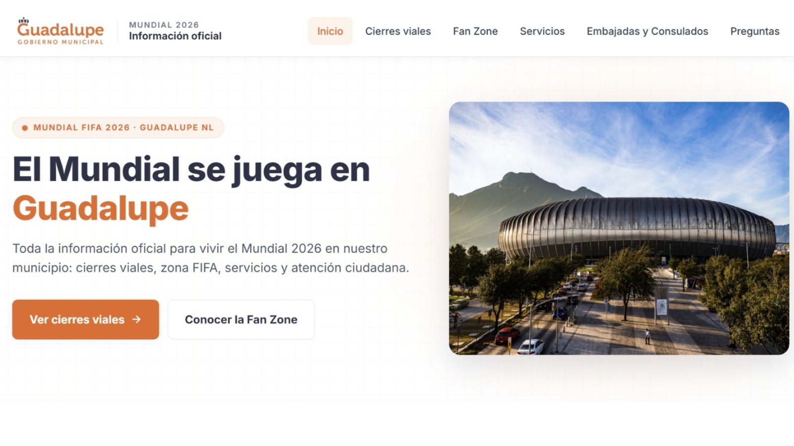 Guadalupe estrena portal informativo para el Mundial