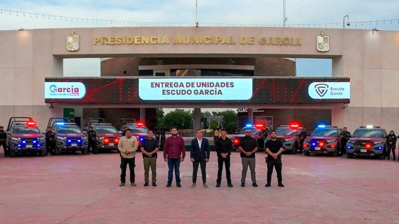 Refuerza García seguridad con 20 nuevas patrullas “Escudo García”