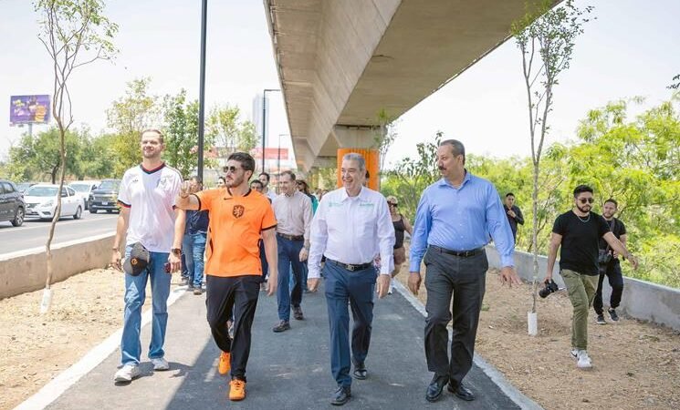 Presenta Samuel García nuevo parque lineal hacia Fundidora