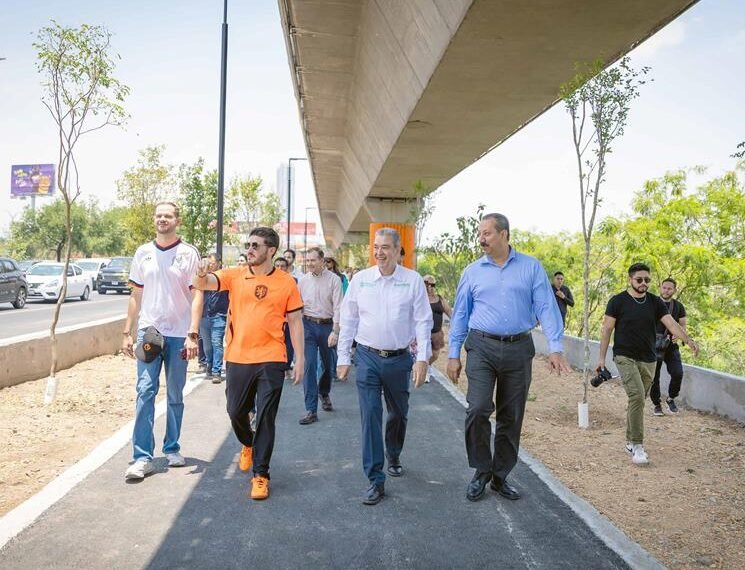 Presenta Samuel García nuevo parque lineal hacia Fundidora