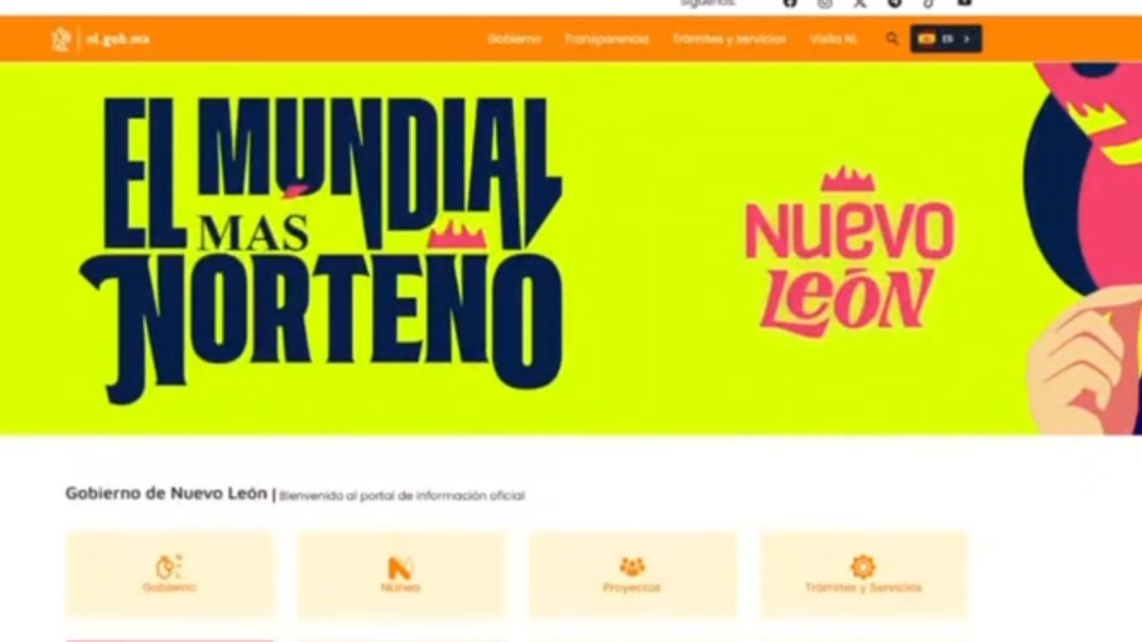 Nuevo León publica portales oficiales en seis idiomas rumbo al Mundial