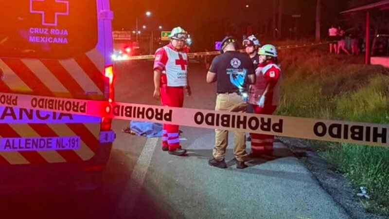 Muere hombre tras ser arrollado al intentar cruzar la Carretera Nacional en Montemorelos
