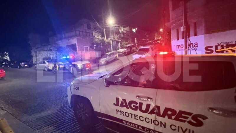 Apuñalan a hombre durante riña en Santa Catarina