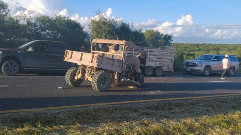 Muere joven tras choque de vehículo RZR en Montemorelos
