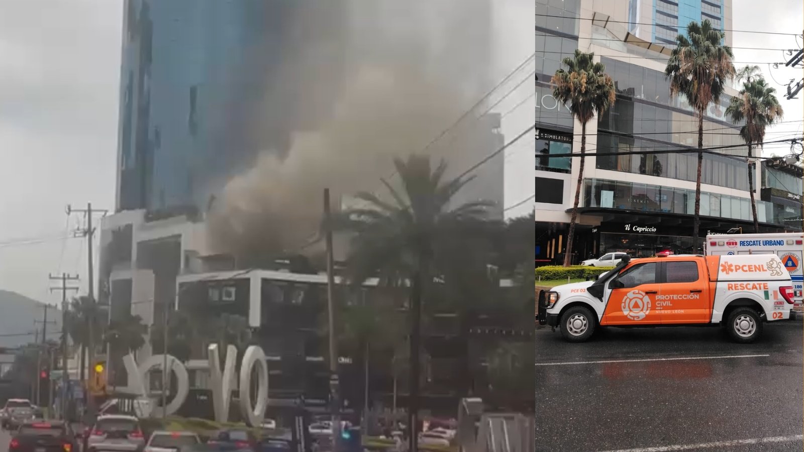 Evacúan a 350 personas por incendio en restaurante en Metropolitan Center , San Pedro