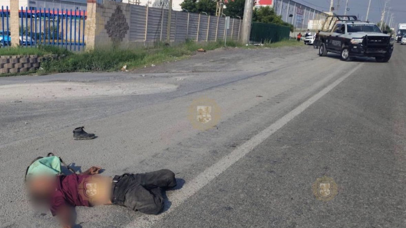 Muere hombre atropellado en el Libramiento Noroeste de Escobedo