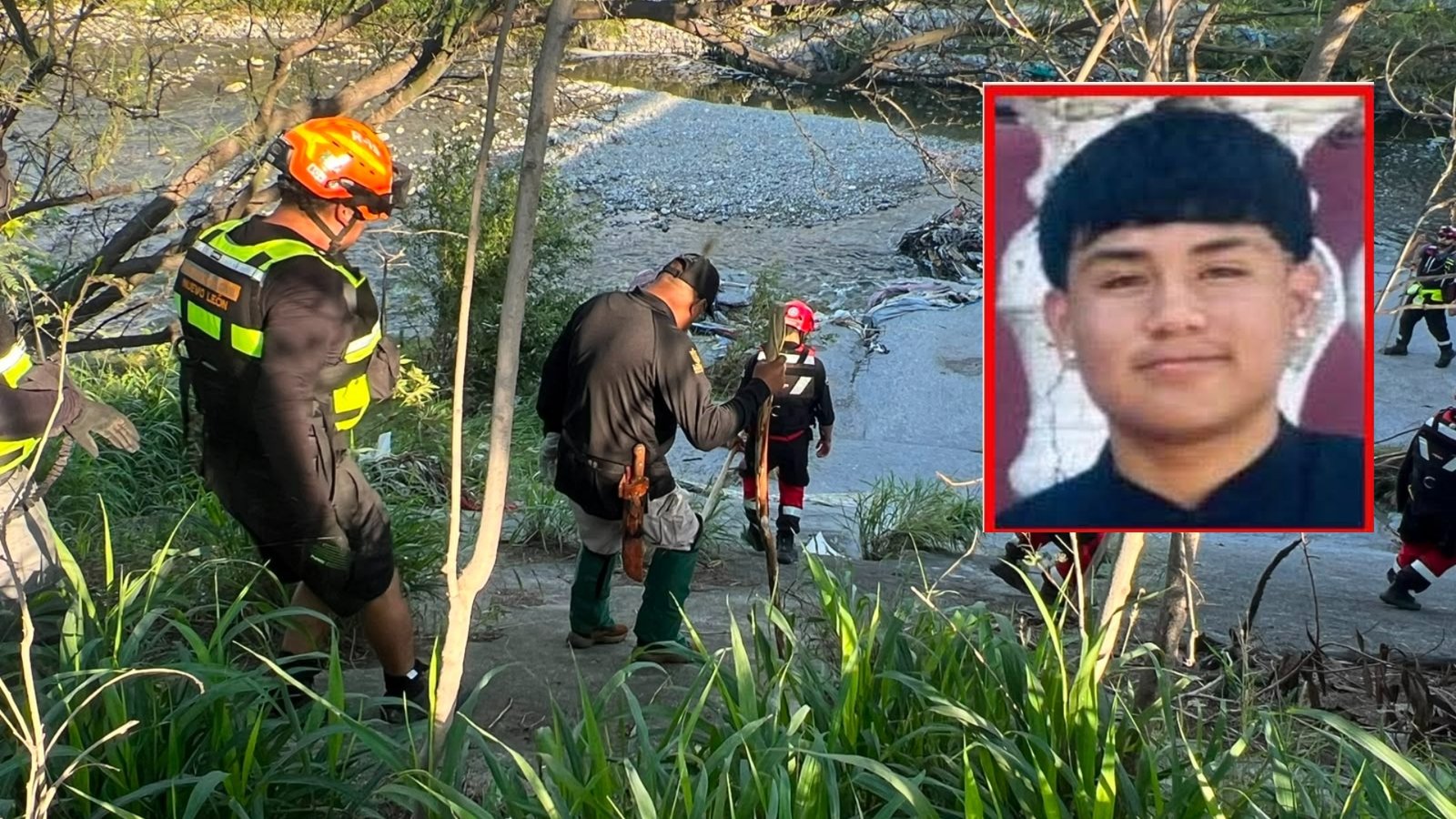 Localizan cuerpo en Río Pesquería; esperan confirmar si es Héctor