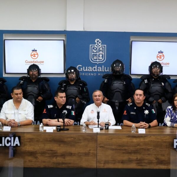 Fortalece Guadalupe seguridad con 200 equipos antimotín
