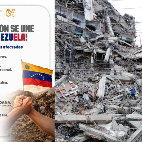 Nuevo León instala centro de acopio para damnificados en Venezuela