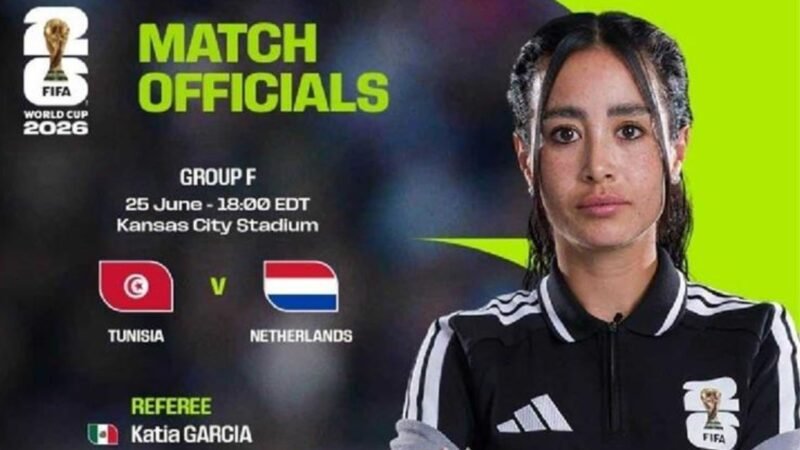 Katia Itzel pitará el Túnez vs Holanda en el Mundial