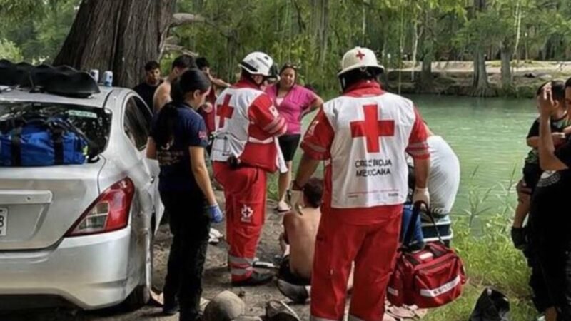 Rescatan a hombre que estuvo a punto de ahogarse en Allende