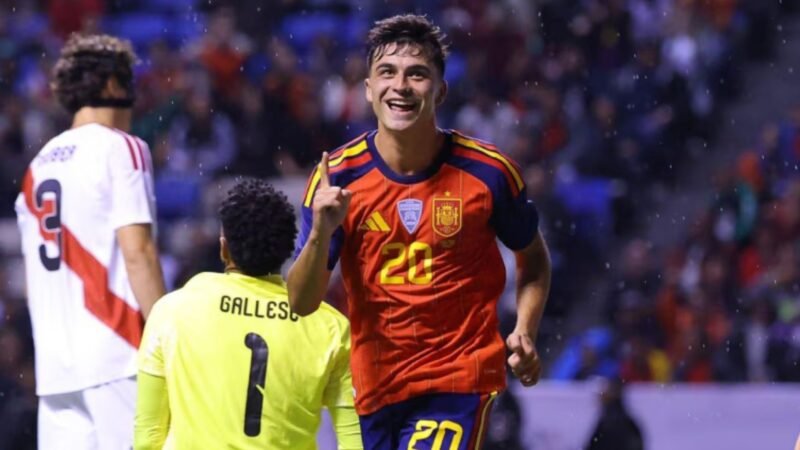 España vence a Perú previo al Mundial