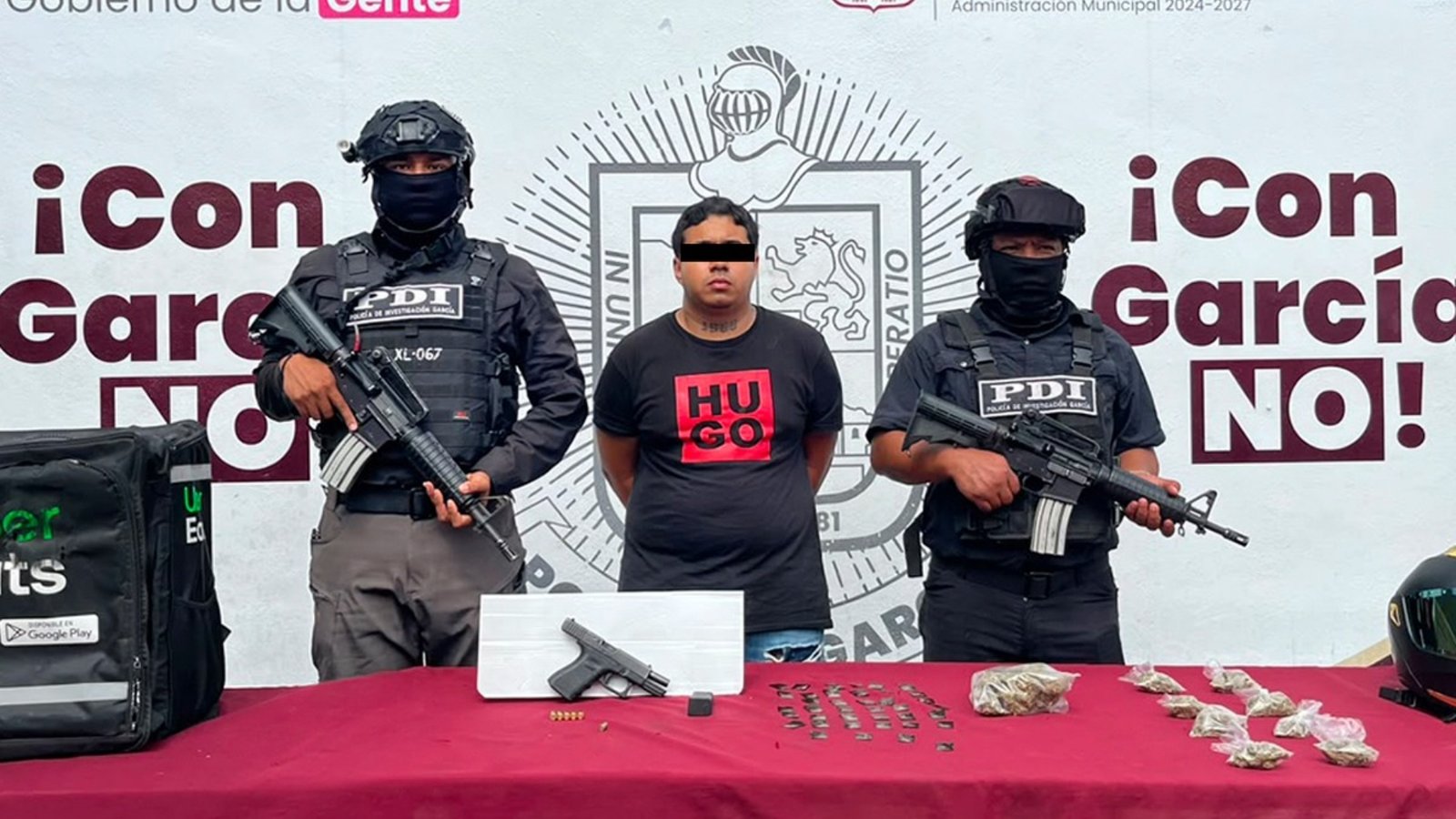 Detienen en García a presunto generador de violencia