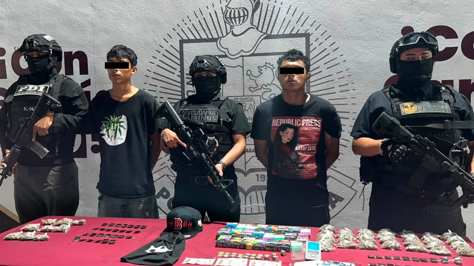 Detienen en García a dos hermanos investigados por robos violentos
