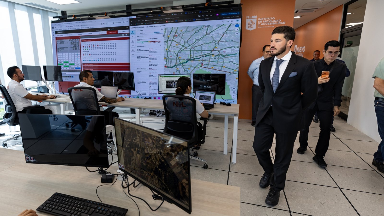 Inauguran centro de monitoreo para movilidad  Sintram-IMA-Metrorrey