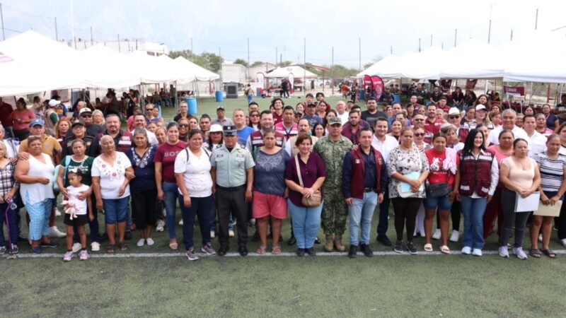 Feria de Paz beneficia a 400 familias en García