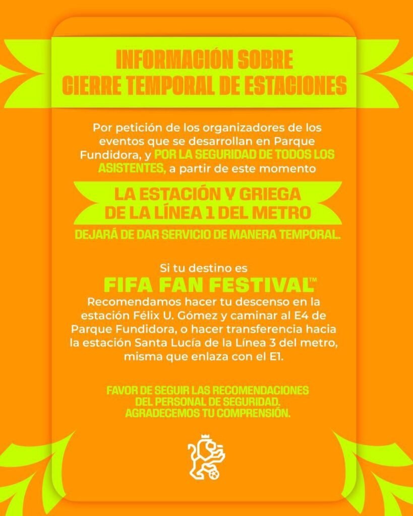 Cierran Y Griega de Metrorrey en Nuevo León