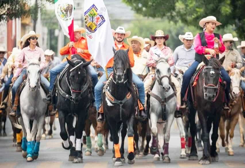 Encabeza Samuel García la Mega Cabalgata Norteña 2026