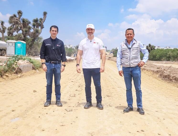 Supervisa Adrián de la Garza obras del Circuito Vial Poniente