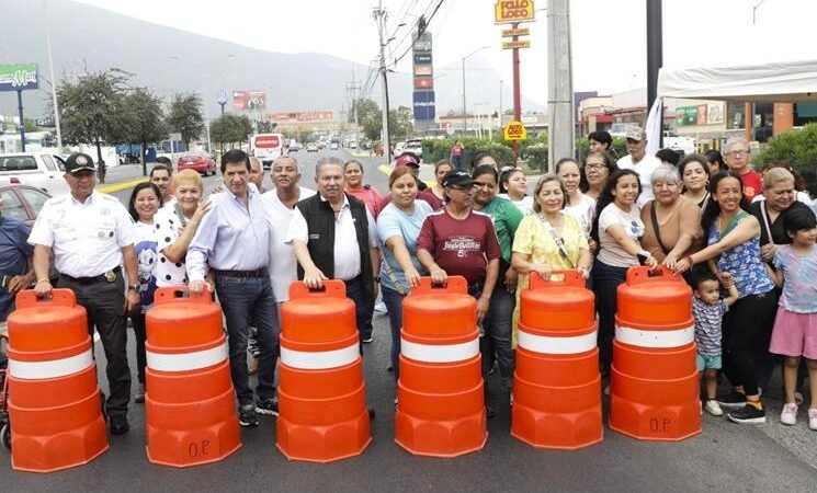 Concluye Escobedo rehabilitación de avenida Raúl Salinas