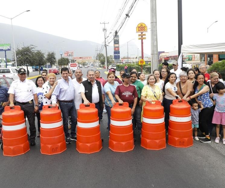 Concluye Escobedo rehabilitación de avenida Raúl Salinas