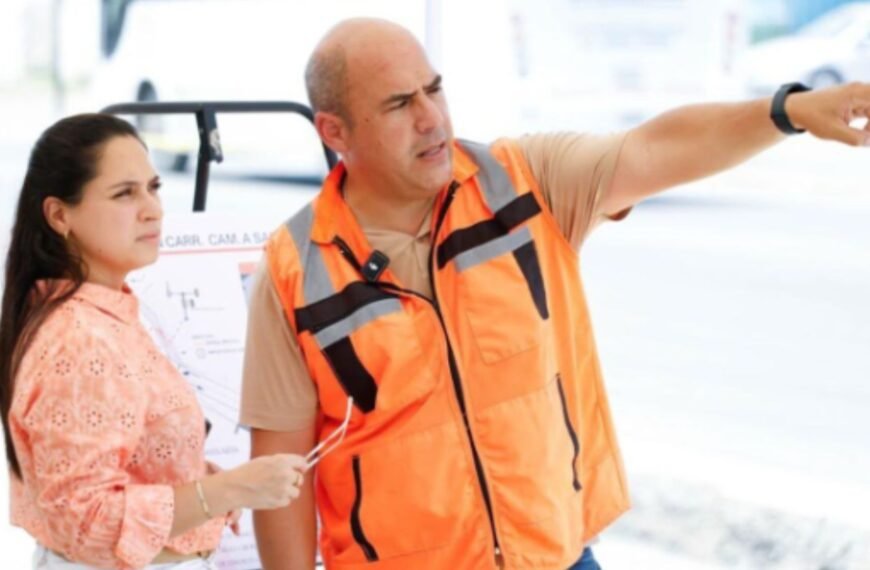 Mónica Oyervides inicia ampliación vial en San Roque y Monte Kristal