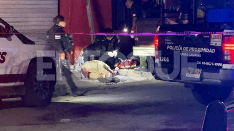 Ejecutan a hombre frente a vulcanizadora en Santa Catarina