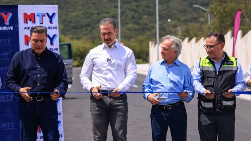 Monterrey abre ampliación de avenida Pedro Infante