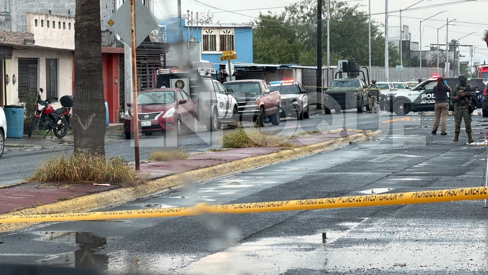 Ejecutan a hombre en el centro de Apodaca