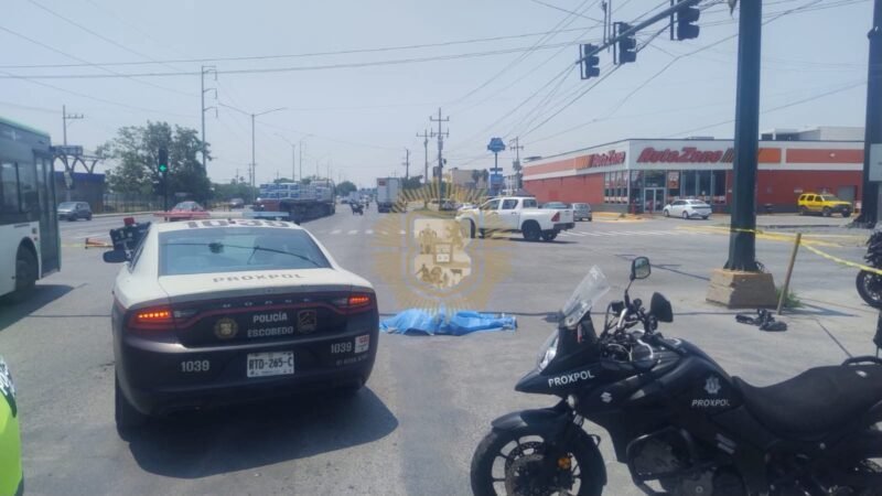 Muere persona atropellada en la Carretera a Colombia, en Escobedo