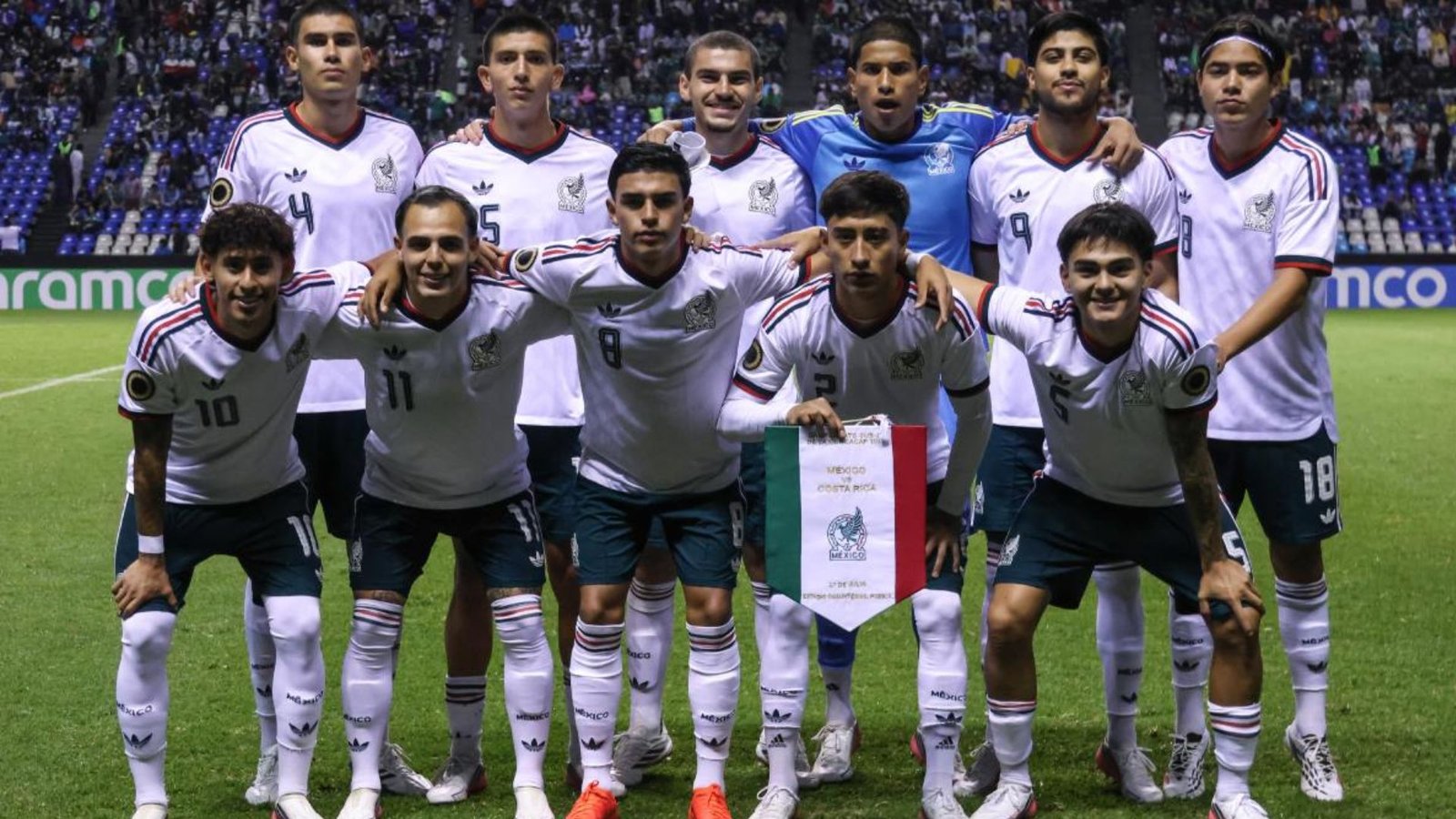 México Sub-20 vence a Costa Rica y toma el liderato de su grupo