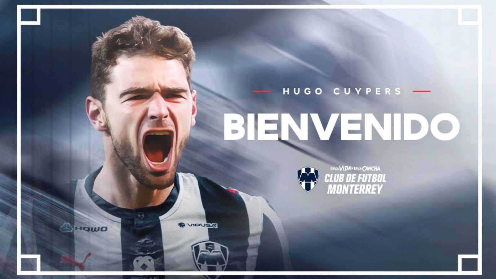 Monterrey oficializa a Hugo Cuypers como su tercer refuerzo