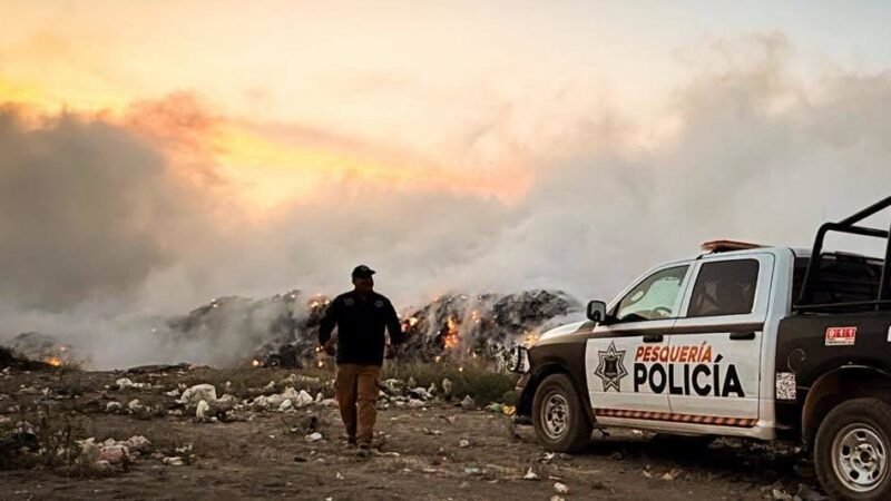 Combaten por 12 horas incendio en Pesquería