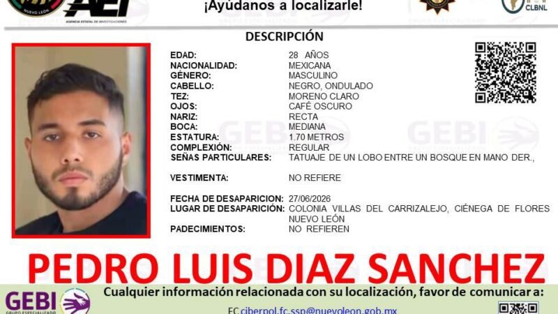 Localizan a joven desaparecido en Ciénega de Flores