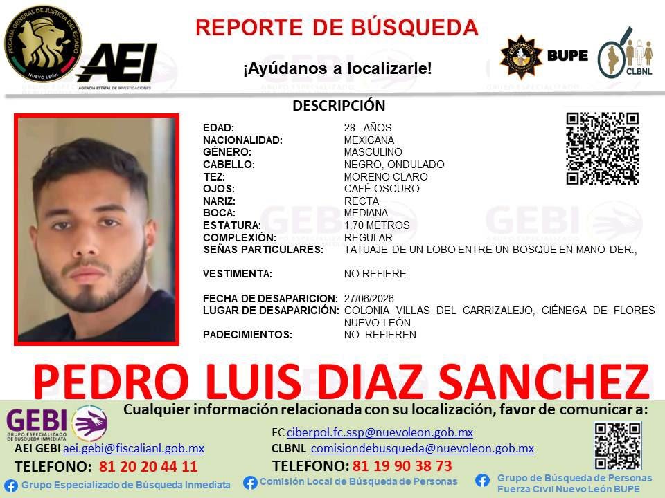 Localizan a joven desaparecido en Ciénega de Flores