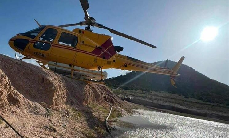 Controlan incendio forestal en Galeana